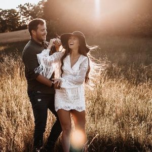 Lulus boho mini dress